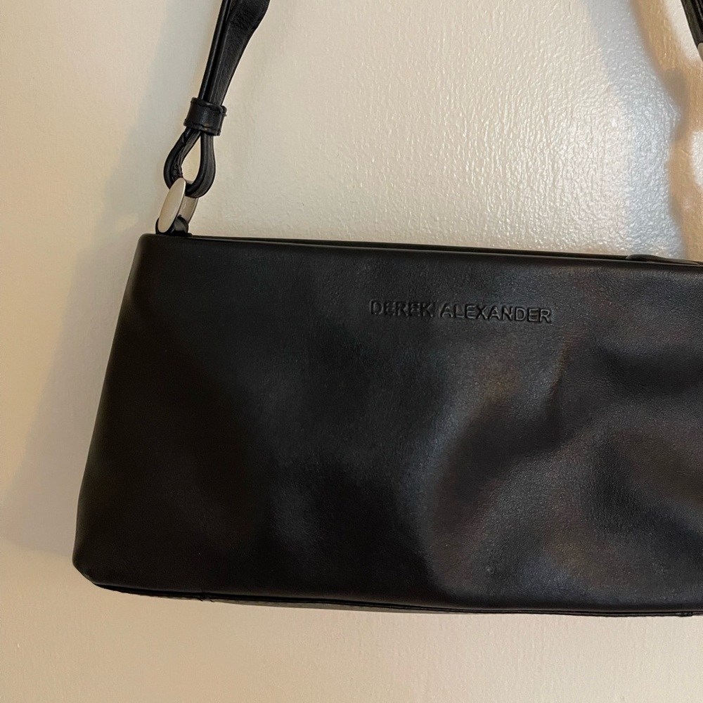 Leather Baguette Bag / Crossbody Bag